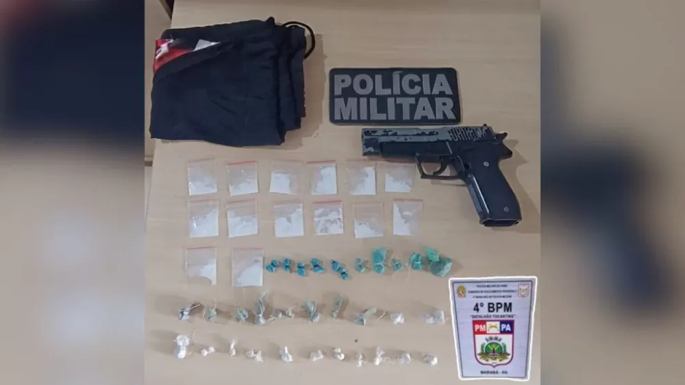 PM encontra crack, maconha e cocaína em casa da Folha 4 